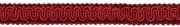 Scroll Gimp Braid Trim, Color# E13 - Cherry Red [Sold By The Yard]