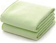 Quick Dry Super Absorbent Towel Soft Comfortable for Sporting Camping Swimming (Green)