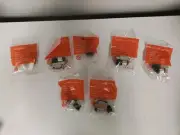 LOT OF 7 - Cat 6A Shielded RJ45 Field Termination Plug Power over Ethernet