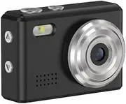 4K Digital Camera, Digital Vintage Mini Camera, Point and Shoot Digital Camera 16X Battery, 1800mAh Zoom Big Card, with 32GB