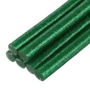 Mini Hot Glue Sticks for Glue Gun 0.27-inch x 4-inch Glitter Green 6pcs