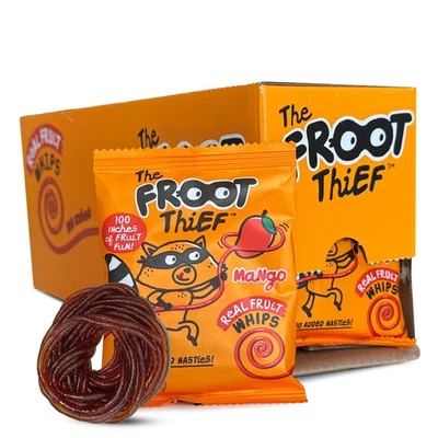 The FROOT Thief Real Fruit Snack Whips Strawberry Nut Free Perfect for School...