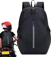 Helmet Backpack for Motorcycle,Waterproof Large Capacity Backpack | Basketball Bag, Multifunctional Travel Daypack for Motorbike Riders