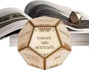 12-Sided Rolling Dice - Polyhedral Decider Dice Party Game,Decision Maker Board Game for Outgoing School Road Trips Travel Dates College Dorm Apartment