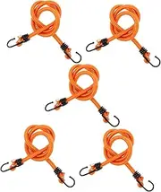 HOMSFOU Tensioner Belt Binding Device Cargo Binding Belt Elastic Cord Luggage Rope Set 80cm for Goods Securement Random