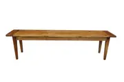 MF Honey Recycled Elm Timber Dining Bench - 113 cm