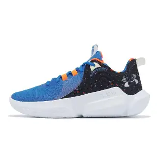 【UNDER ARMOUR】籃球鞋 Futr X2 LE 男鞋 藍 橘 黑 輕量 緩震 支撐 UA(3026757001)