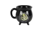 Anne Stokes Ostara Cauldron Heat Changing Mug (Black/Yellow) (One Size)