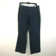 Columbia 10 Pants Flat Front Omni Shade UPF 15 Sun Protections Black Outdoor