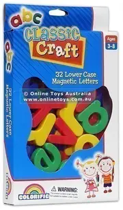 Classic Craft - Chunky 32 Lower-Case Magnetic Letters