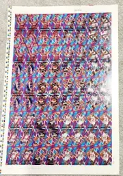 UNCUT SHEET HOOPS STARS ANFERNEE HARDAWAY SHAWN KEMP ALONZO MOURNING KARL MALONE