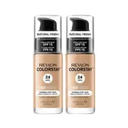 2 x Revlon ColorStay Makeup for Normal/Dry Skin 30mL - 180 Sand Beige