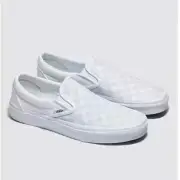 Vans Classic slip on white checkered Retail $89 Size 7.5