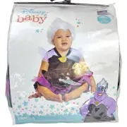 Disney Baby Infant Ursula Costume 6M with Wig New in Package