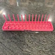 Snap On ka14metpk 1/4” metric 2 row post socket tray 4.5-15mm pink