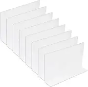Angoily Plastic Closet Shelf Dividers 8 Pack Expandable Wardrobe Shelf Inserts for Organization Clear