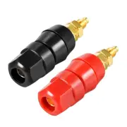 1 Pair Binding Post M5 Thread Amplifier Connector Banana Plug Jack Socket