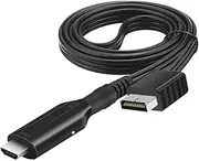 HDMI Cable for PS2 & PS1 Console, PS1/PS2 to HDMI Adapter Cable, Plug and Play, Game Console Video Converter for PS1/PS2 Console (100cm)
