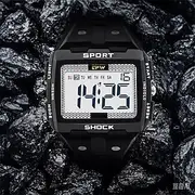 Big Numbers Oversized Digital Watch Easy to Read 5ATM Water Resistant For Student