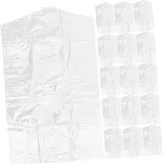 LIFKOME Clear Garment Covers 50pcs Clothes Dust Cover Plastic Garment Bags Hanging Clothes Dry Cleaning Bags for Skirt Coat Suit Shirt Jacket