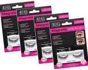 Ardell Magnetic Liquid Liner & Lash Kit - Wispies ( Pack of 4 )