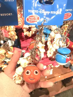 (現貨＆樂園實拍) 東京迪士尼 海底總動員 尼莫 迷你爆米花桶造型 鑰匙圈吊飾