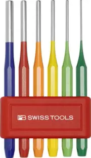 PB Swiss Tools PB 755BL RB Parallel pin punch rainbow set