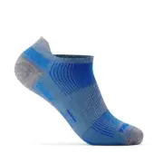 Wrightsock Eco Run Tab S AU 4-6 Womens Grey/Blue Unisex Running/Sport Socks