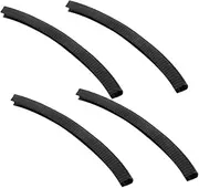 ibasenice 4pcs Skateboard Edge Protection Strip Silicone Collision Corner Guards for Board Nose Easy Installation Skateboard Rails Cover for Deck Enhances Safety Control