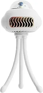 Usb Fan - Rechargeable Cooler | Handheld Fans | 3 Speeds USB Charging Stroller Fan | Battery Powered Flexible Cooling Tool For Outdoor Desk Office Bike Sleep Bed Crib Car Seat Travel