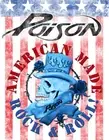 Poison Classic Rock Icon Music American Made Album Man Wall Décor Metal Tin Sign
