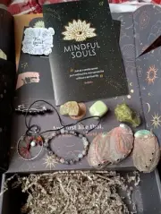Brand New Mindful Souls Subscription Box Divine Box With Book Meditation box