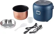 Generic Electric Rice Cooker Food Steamer 2L Mini Rice Cooker for Car for Road Trips Outdoor Activities Camping Commuters, 12V to 24V