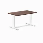 Desky Fixed Height American Rustic Pine Softwood Desk 1200x750mm White Leg