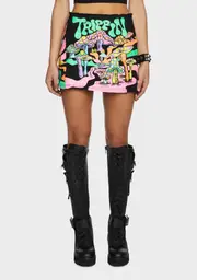 [Current Mood] Technicolor Trip Mini Skirt