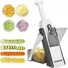 Safe Mandoline Slicer for Kitchen, Potato Chip Slicer,Vegetable Cucumber Slicer