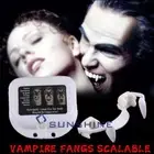 Retractable Vampire Fangs Halloween Makeup Dentures DIY Vampire False Teeth Prop
