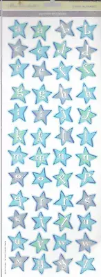 ALPHABET Stars Blue Lower Case Letters MVP Student Miss Elizabeth's Stickers