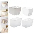 Kitchen Organizer Bin Storage Basket Pantry Organization Bin Desktop Freezer