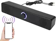 Humdcdy Wireless Soundbar - Home Theater Soundbar | Deep Bass Volume Boost Wireless Sound System for Laptop Tv Projector Game Desktop Computer