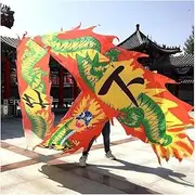 Dragon Dance Dragon Dance Flowy Silk Ribbon Streamer for Sport and Relaxation Kungfu Dragon Dance Fitness and Entertainment in One Outdoor