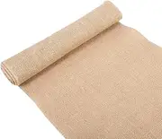 Burlap Table Runner for Wedding, Vintage Nature Hessian Jute Burlap Ribbon Table Runner Crafts Chair Christmas Wedding Party, Place Mats(30cm*2m)