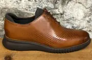 COLE HAAN 2.ZEROGRAND LSR WINGTIP BRITISH TAN/JAVA C25351 MENS NEW IN BOX