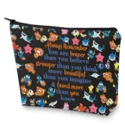 Fish Nemo Cosmetic Bag Bruce & Marlin & Crush & Dory & Fans Gift Fish Nemo-BL