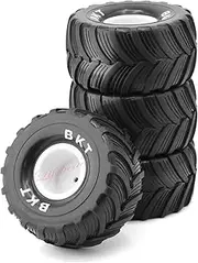 Lifehead 1/16 RC Monster Truck Snow Sand Tires for 1/12 1/14 1/16 RC Off Road Monster Truck TRAXXAS E-REVO SUMMIT Tamiya Losi HBX 16889 S1601/12mm Hex/OD 100mm
