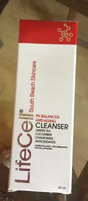 LifeCell South Beach Skincare PH BALANCED ANTI-AGING CLEANSER 60 ml New Sealed