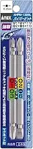 ANEX AHPM-1326L Double-Headed Combination Bit, Plated Finish, 4.3 inches (110 mm) +1, 3/+2, -6, Set of 2