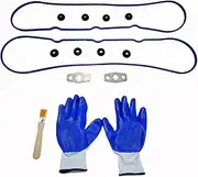 12637683 Valve Cover Gasket Set, VS50504R1 Valve Cover Seal Compatible with Chevy Silverado Suburban Tahoe Trailblazer GMC Sierra Yukon Envoy 4.8L 5.3L 6.0L 6.2L - Other Replaces OEM VS50250A