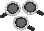 ULDIGI Lens Protective Film Cover Diamonds Protectors Lens Protector X Phone Rear Protection Shiny Camera Protector Camera Lens Guard Silver Tempered Glass