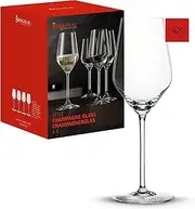 [Spiegelau] & Nachtmann, Set of 4 Crystal Champagne Glasses 310 ml Style 4670185